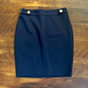 Express pencil skirt navy blue 6 NWT